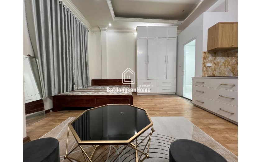 Cho thuê căn hộ Studio 40m2, ngõ Láng Trung, ngõ rộng, 2 ô tô tránh, Full đồ vào ở ngay 6tr5